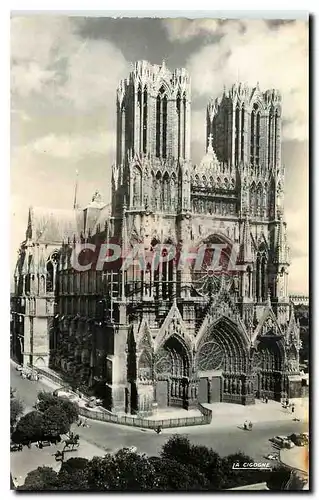 Ansichtskarte AK Reims Marne La Cathedrale