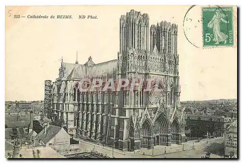 Cartes postales Cathedrale de Reims