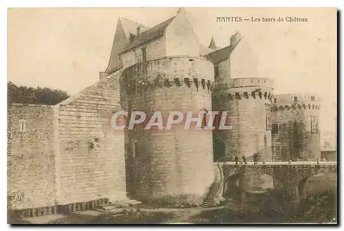 Ansichtskarte AK Nantes Les tours du Chateau