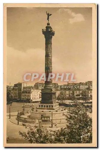 Ansichtskarte AK Paris en flanant Place de la Bastille et Colonne de Juillet