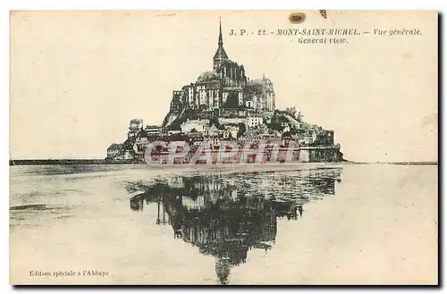 Cartes postales Mont Saint Michel Vue generale
