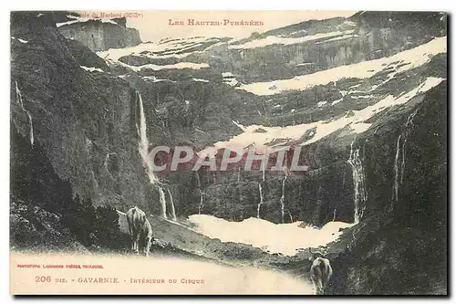 Cartes postales Gavarnie Interieur du Cirque