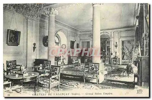 Cartes postales Chateau de Valencay Indre Grand Salon Empire