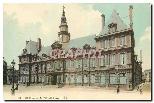 Cartes postales Reims l'Hotel de Ville