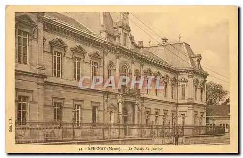 Ansichtskarte AK Epernay Marne Le Palais de Justice