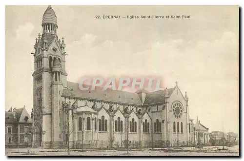 Cartes postales Epernay Eglise Saint Pierre et Saint Paul