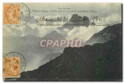 Cartes postales Les Alpes Vallee du Queyras Le Viso Au premier plan