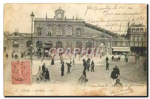 Cartes postales Lille La Gare