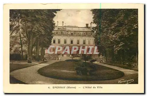 Ansichtskarte AK Epernay Marne l'Hotel de Ville