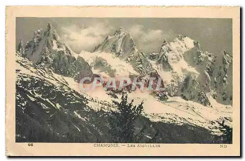 Cartes postales Chamonix Les Aiguilles