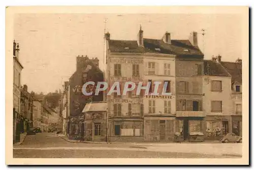 Cartes postales La Ferte sous Jouarre La Place et la Rue de la Gare Patisserie