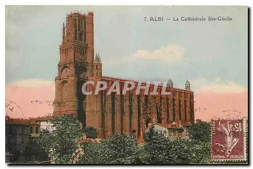 Ansichtskarte AK Albi La Cathedrale Ste Cecile