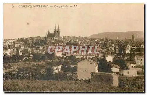 Cartes postales Clermont Ferrand Vue generale