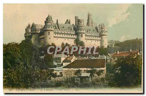 Cartes postales Pierrefonds Le Chateau Cote Ouest