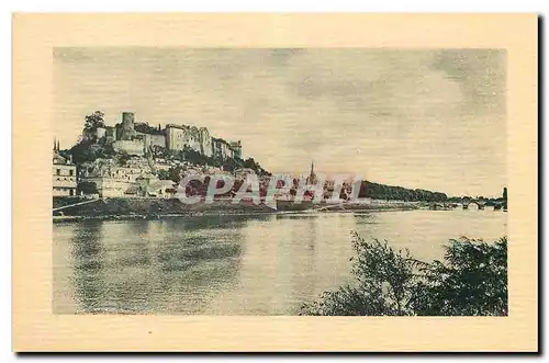 Cartes postales Chinon Le Chateau et la Vienne