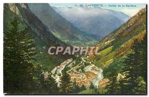 Cartes postales Cauterets Vallee de la Raillere