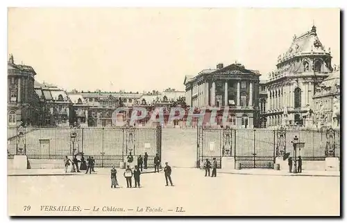 Ansichtskarte AK Versailles Le Chateau La Facade