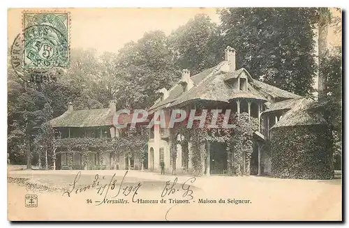 Ansichtskarte AK Versailles Hameau de Trianon Maison du Seigneur