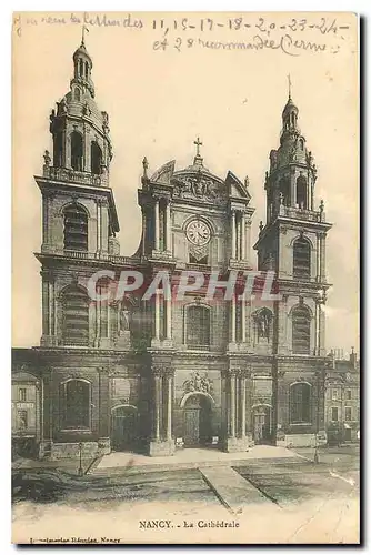 Cartes postales Nancy La Cathedrale