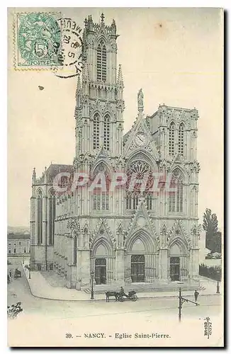 Cartes postales Nancy Eglise Saint Pierre