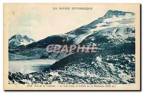 Cartes postales Col d la Vanoise Le Lac Long et Pointe de la Rechasse