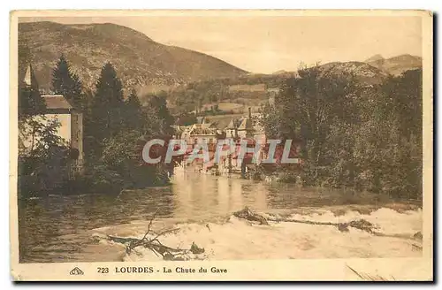 Cartes postales Lourdes La Chute du Gave