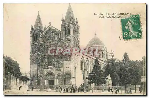 Cartes postales S J S Angouleme Cathedrale Saint Pierre