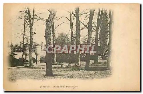 Cartes postales Troyes Place Saint Dommingue