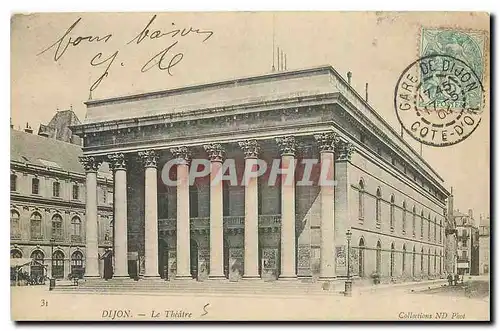 Cartes postales Dijon Le Theatre