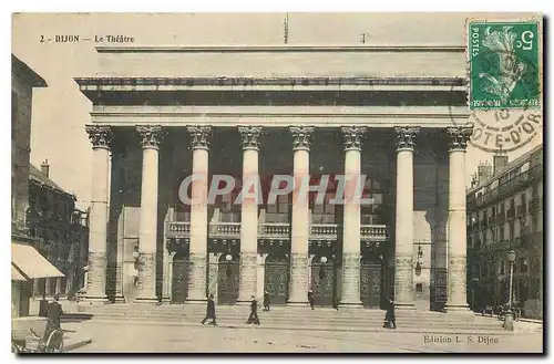 Ansichtskarte AK Dijon Le Theatre