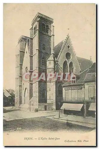 Cartes postales Dijon l'Eglise Saint Jean