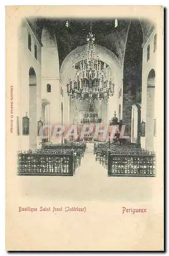 Cartes postales Perigueux Basilique Saint front Interieur Peri