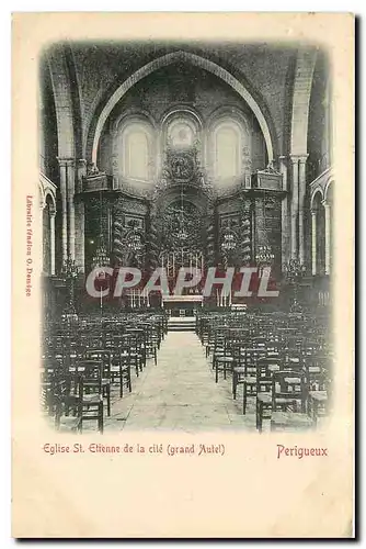 Cartes postales Perigueux Eglise St Etienne de la cite grand Autel