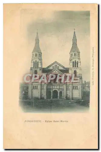 Cartes postales Perigueux Eglise Saint Martin