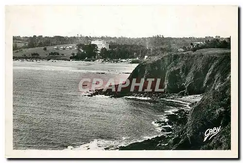 Ansichtskarte AK Saint Cast C du N Les falaises et la Plage de Pen Guen