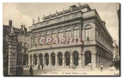 Ansichtskarte AK Lyon Le Grand Theatre