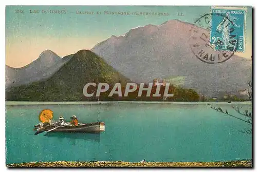 Cartes postales Lac d'Annecy Duint et Montagne d'Entrevernes