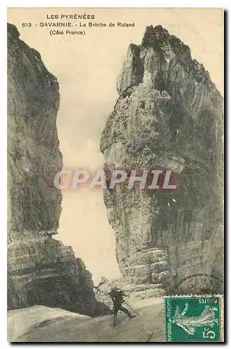 Cartes postales Les Pyrenees Gavarnie La Breche de Roland Cote France