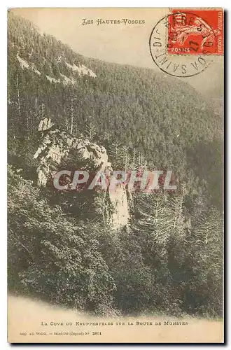 Ansichtskarte AK Les Hautes Vosges La Cuve du Kruppensfelds sur la Route de Munster