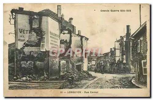 Cartes postales Grande Guerre 1914 1918 Lounguyon Rue Carnot
