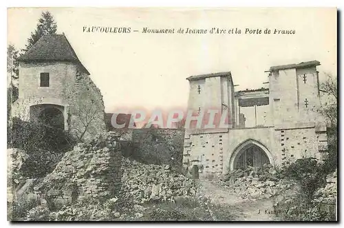 Cartes postales Vaucouleurs Monument de Jeanne d'Arc et la Porte de France
