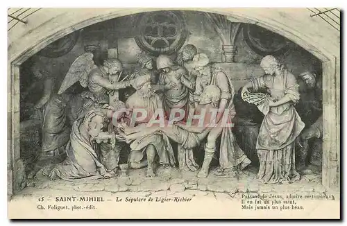 Cartes postales Saint Mihiel Le Sepulcre de Ligier Richier