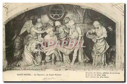 Cartes postales Saint Mihiel Le Sepulcre de Ligier Richier