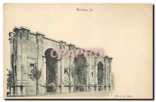 Cartes postales Reims Porte de Mars