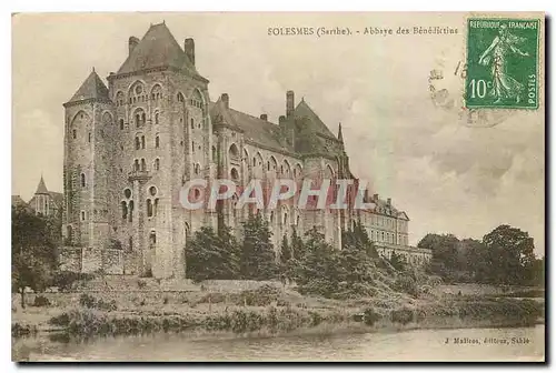 Cartes postales Solesmes Sarthe Abbaye des Benedictins