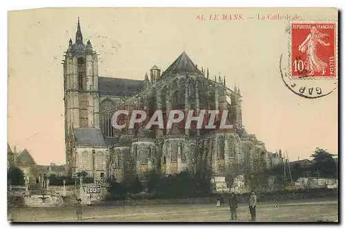 Cartes postales Le Mans La Cathedrale