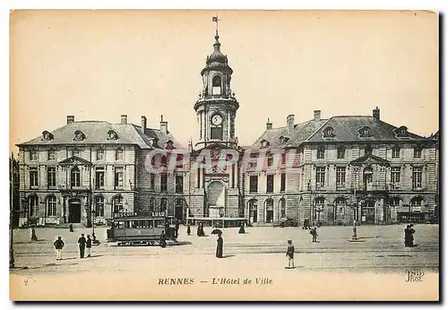 Cartes postales Rennes l'Hotel de Ville