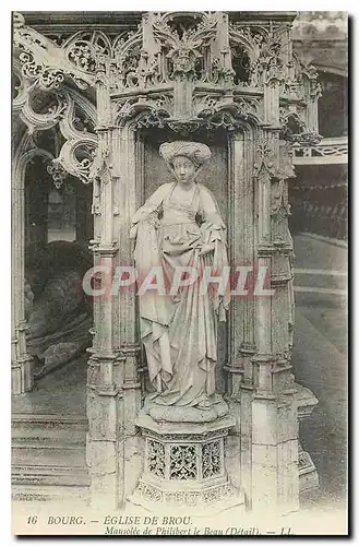 Cartes postales Bourg Eglise de Brou Mausolee de Philibert le Beau Detail