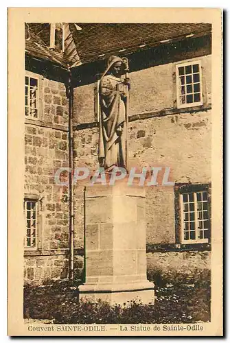 Cartes postales Couvent Sainte Odile La Statue de Sainte Odile