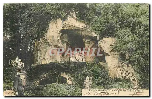 Cartes postales Parc de Versailles Le Bosquet des Bains d'Apollon